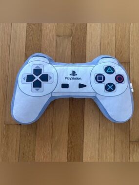 PlayStation 1 Controller Pillow Rare PS1 Decor 17” Gamer Y2K